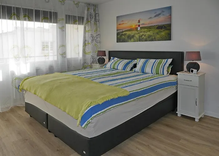 Apartament Techt Bi Stroen 4 Sterne Top-fewo 2 Wc Sauna Balkon 5 Min Zentrum Westerland