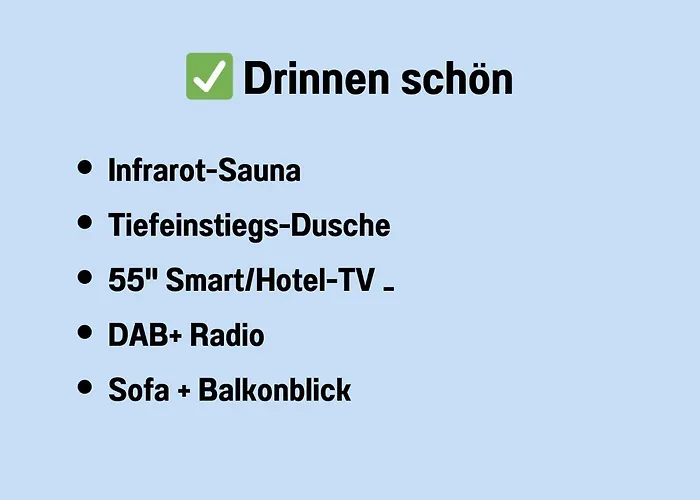 Techt Bi Stroen 4 Sterne Top-fewo 2 Wc Sauna Balkon 5 Min Zentrum Westerland