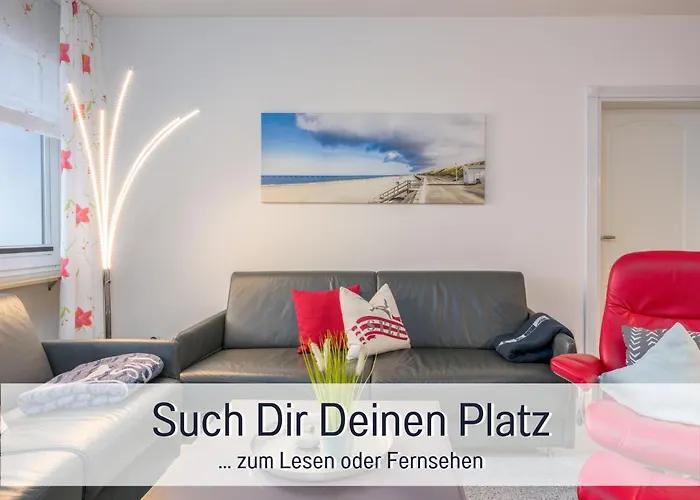 Techt Bi Stroen 4 Sterne Top-fewo 2 Wc Sauna Balkon 5 Min Zentrum Apartman Westerland