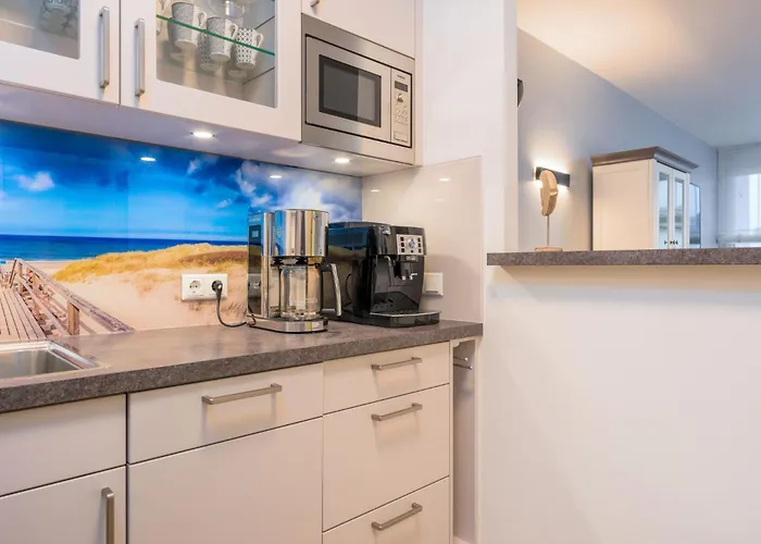 Apartman Techt Bi Stroen 4 Sterne Top-fewo 2 Wc Sauna Balkon 5 Min Zentrum Westerland